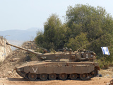 The Merkava Mark IV Main Battle Tank of the Israel Defense Force