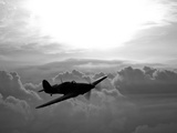A Hawker Hurricane Aircraft in Flight