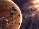 Buy Artist's Concept of a Supernova About to Incinerate This Planetary System at AllPosters.com