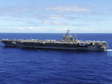Buy The Aircraft Carrier USS Abraham Lincoln Transits across the Pacific Ocean at AllPosters.com