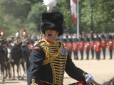 An Officer Shouts Commands During the Trooping the Colour Ceremony at Horse Guards Parade, London Photographic Print