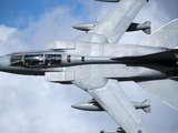 A Royal Air Force Tornado GR4 Low Flying over North Wales Photographic Print