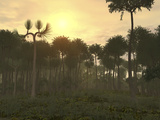 Buy A Carboniferous Forest of Midwestern North America 350 Million Years Ago at AllPosters.com