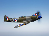 A Supermarine Spitfire MK-18 in Flight