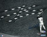 Buy Paul O'Neill Autographed 01 WS On Deck w/ Yankee Logo B&W Horizontal Photograph at AllPosters.com