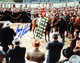 Gary Stevens Autographed Winners Circle From Seabiscuit Movie Photograph