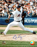 Billy Wagner Autographed Vertical Pitching Photograph