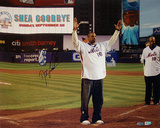 Doc Gooden Autographed 'Shea Goodbye' Wave To The Crowd Horizontal Photograph