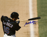 Paul LoDuca Autographed Mets Batting Photograph