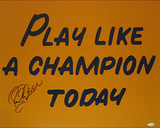 Rocky Bleier Notre Dame Play Like A Champion