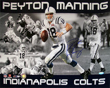 Peyton Manning Indianapolis Colts Collage Autographed Photo (Hand Signed Collectable)