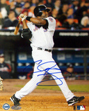 Cliff Floyd Two Run Home Run Vs. Atlanta Autographed Photo (Hand Signed Collectable)
