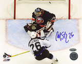 Martin St. Louis Autographed Playoff Goal vs DiPietro Photograph