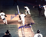 Bill Buckner And Mookie Wilson Dual Autographed, Wilson Inscribed 