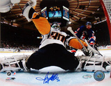 Ryan Miller Autographed Game Six Buffalo Sabres Vs. New York Rangers Photograph