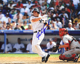 Ivan Rodriguez Autographed Yankees Horizontal Photograph