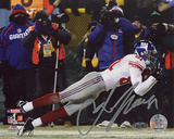 Amani Toomer Autographed NFC Championship Game Diving Catch Photograph