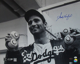 Sandy Koufax Autographed No Hitter 4-Ball Photograph