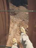Walking over the Grand Canyon on a Glass Skywalk