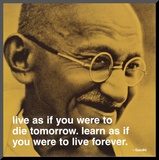 Buy Gandhi: Live and Learn at AllPosters.com