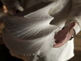 Buy Waiter Preparing Napkins at AllPosters.com