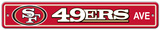 San Francisco 49ers Street Sign