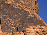 Ancient Indian Rock Art on a Mountain