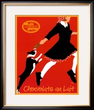 Chocolate au Lait Framed Art Print