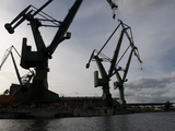 Buy Gdansk Shipyard Silhouette at AllPosters.com