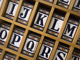 Detail of Tile Letters in a Ceramics Shop in Triana