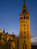 The Giralda Tower and Cathedral De Sevilla at Dusk