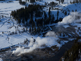 Buy Steam Rising from Castle and Grotto Geyers at AllPosters.com