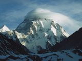 Buy Wind Cloud over the Summit of K2, 2nd Highest Peak in the World, Karakoram Mountains, Pakistan at AllPosters.com