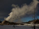 Buy Steam Rising from Castle Geyser in Yellowstone National Park at AllPosters.com