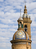 Brick Towers on the Puente De Triana or Bridge of Triana