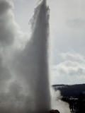 Buy Old Faithful Erupting into a Late-Winter Sky at AllPosters.com
