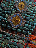 Buy Detail of the Perak, a Turquoise Encrusted Hat Worn My Ladakhi Women at AllPosters.com