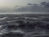 Windstorm over Ocean in Beagle Channel, Tierra Del Fuego, Argentina