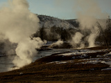Buy Steam Rising from Upper Geyser Basin at AllPosters.com