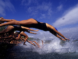 Buy Women Diving and Jumping into Lake Banyoles at AllPosters.com