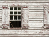 Sash Window Propped Open on a Historic House in Colonial Williamsburg