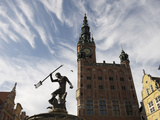 Buy Neptune Statue in Front of Town Hall, Long Market at AllPosters.com