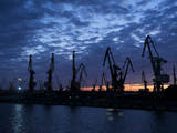 Buy Riga Harbor at Dawn at AllPosters.com