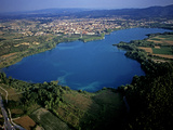 Buy An Aerial View of Lake Banyoles at AllPosters.com