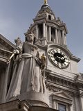 Statue of Queen Victoria in Front of St. Paul's Cathedral