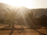 The Bedouin Tourist Village of Ras-Al-Satan at Sunset