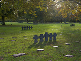 Gravestones at the German Military Cemetery at La Cambe, France
