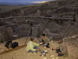 A Photographer Enjoys Tea before Taking Images of Gobekli Tepe