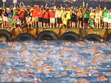 Buy A Sea Full of Swimmers Competing in the Ironman Triathlon at AllPosters.com