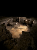 Buy The Horns of Aurochs Mark the Burial Chambers in a Neolithic Settlement at AllPosters.com